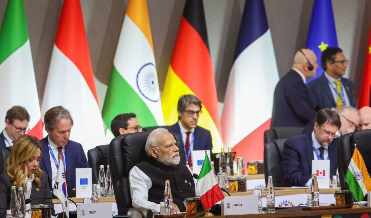 G20 Summit: पीएम मोदी की छह नई पहलें, अमेरिका के विरोध के बीच घोषणा पत्र मंजूर G20 Summit: पीएम मोदी की छह नई पहलें, अमेरिका के विरोध के बीच घोषणा पत्र मंजूर