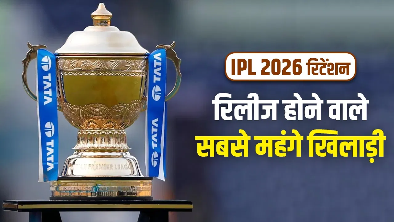 IPL 2026 Retention: अय्यर से रसेल तक, ये 5 सबसे महंगे खिलाड़ी हुए रिलीज, ऑक्शन में आजमाएंगे किस्मत IPL 2026 Retention: अय्यर से रसेल तक, ये 5 सबसे महंगे खिलाड़ी हुए रिलीज, ऑक्शन में आजमाएंगे किस्मत