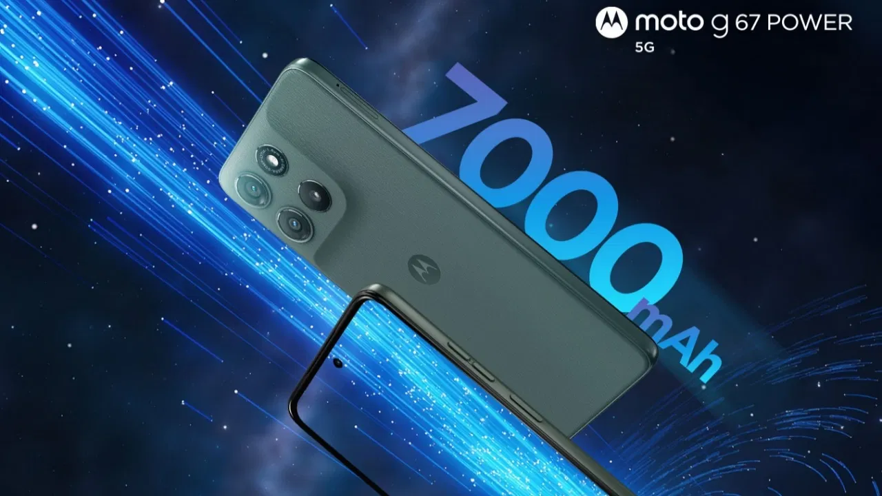 Moto G67 Power 5G: 14,999 रुपए में लॉन्च हुआ 58 घंटे तक का बैकअप देने वाला ये जबरदस्त फोन Moto G67 Power 5G: 14,999 रुपए में लॉन्च हुआ 58 घंटे तक का बैकअप देने वाला ये जबरदस्त फोन