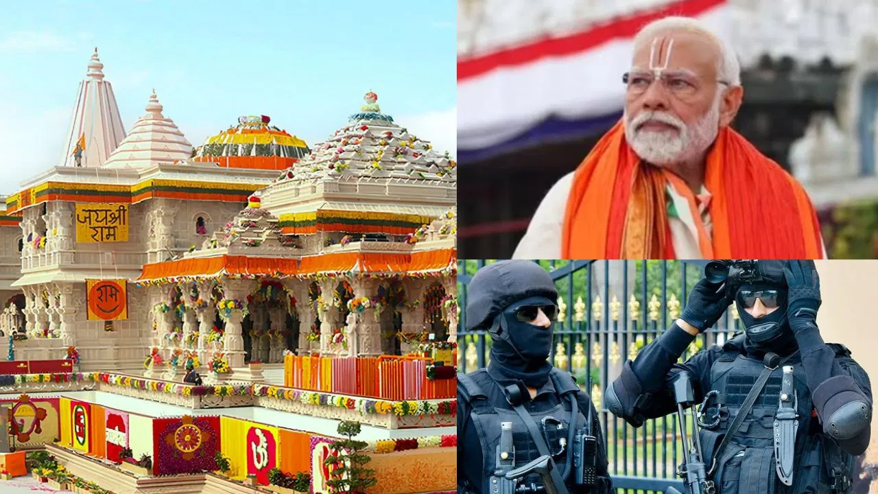 PM मोदी कल अयोध्या में करेंगे ध्वजारोहण, अभेद्य किले में बदली रामनगरी PM मोदी कल अयोध्या में करेंगे ध्वजारोहण, अभेद्य किले में बदली रामनगरी