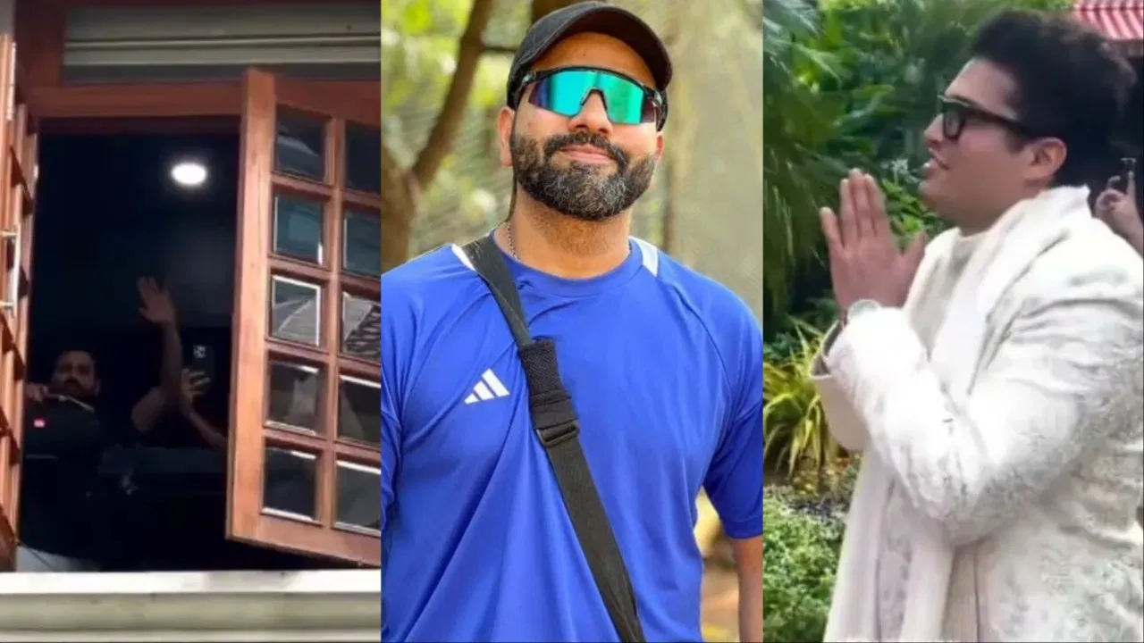 VIDEO: आज मेरे यार की शादी है… रोहित शर्मा ने गाना बजाकर किया डांस, वेडिंग शूट को बनाया यादगार VIDEO: आज मेरे यार की शादी है... रोहित शर्मा ने गाना बजाकर किया डांस, वेडिंग शूट को बनाया यादगार
