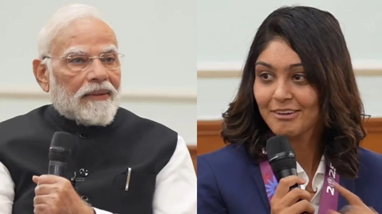 आप बहुत ग्लो करते हैं…हरलीन के सवाल के बाद पीएम मोदी ने बताया अपनी स्किन का राज़ आप बहुत ग्लो करते हैं...हरलीन के सवाल के बाद पीएम मोदी ने बताया अपनी स्किन का राज़