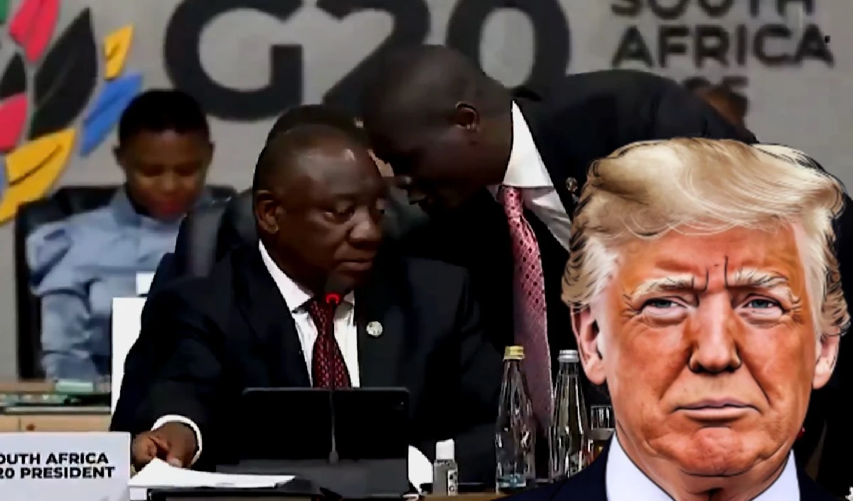 कैमरा ऑन है…G20 में राष्ट्रपति की गलती ने हिलाया पूरा अमेरिका, लीक बातचीत से बौखला गए ट्रंप? कैमरा ऑन है...G20 में राष्ट्रपति की गलती ने हिलाया पूरा अमेरिका, लीक बातचीत से बौखला गए ट्रंप?