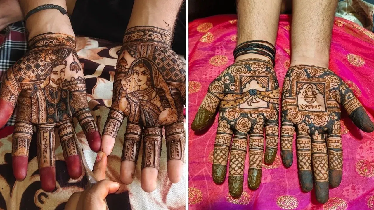 दूल्हे राजा के हाथों में जंचेंगे ये मेहंदी डिजाइन, देखकर दुल्हन भी हो जाएगी खुश दूल्हे राजा के हाथों में जंचेंगे ये मेहंदी डिजाइन, देखकर दुल्हन भी हो जाएगी खुश