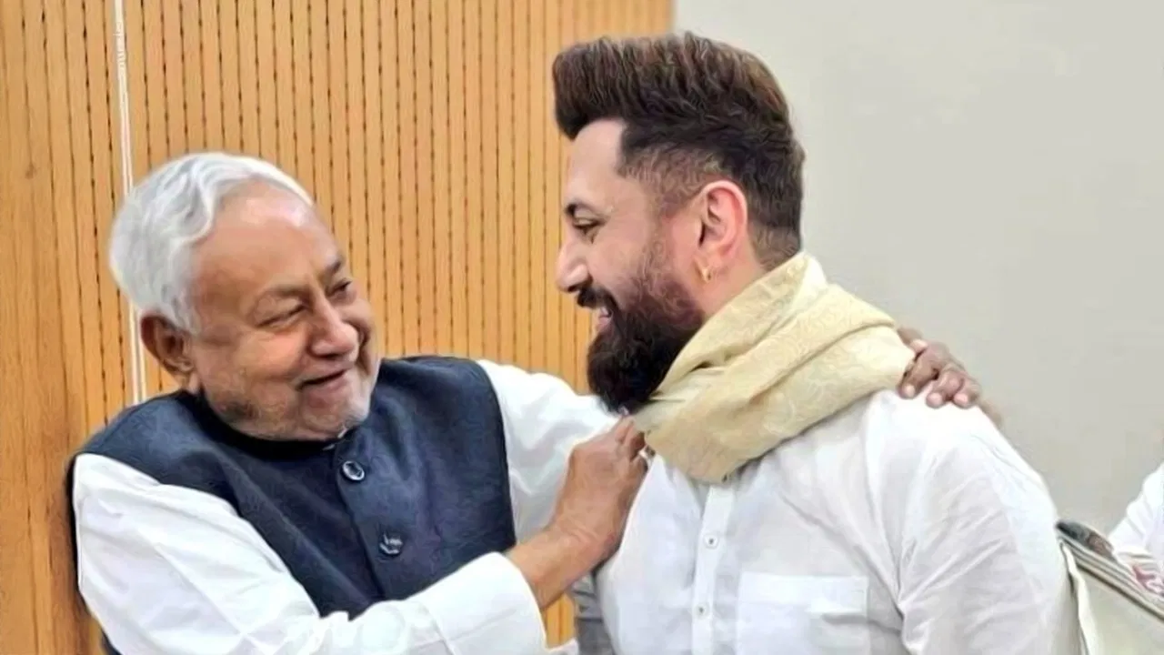 बिहार: नीतीश के आवास पर मंथन, मुलाकात के बाद चिराग टाल गए CM पर सवाल बिहार: नीतीश के आवास पर मंथन, मुलाकात के बाद चिराग टाल गए CM पर सवाल