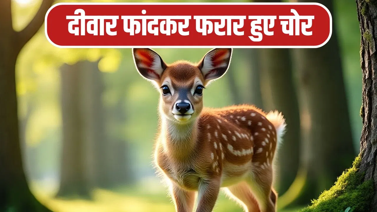 लखनऊ जू में हिरण के बच्चों को चुराने आए चोर, पेड़ के सहारे घुसे, फिर जो हुआ… लखनऊ जू में हिरण के बच्चों को चुराने आए चोर, पेड़ के सहारे घुसे, फिर जो हुआ...