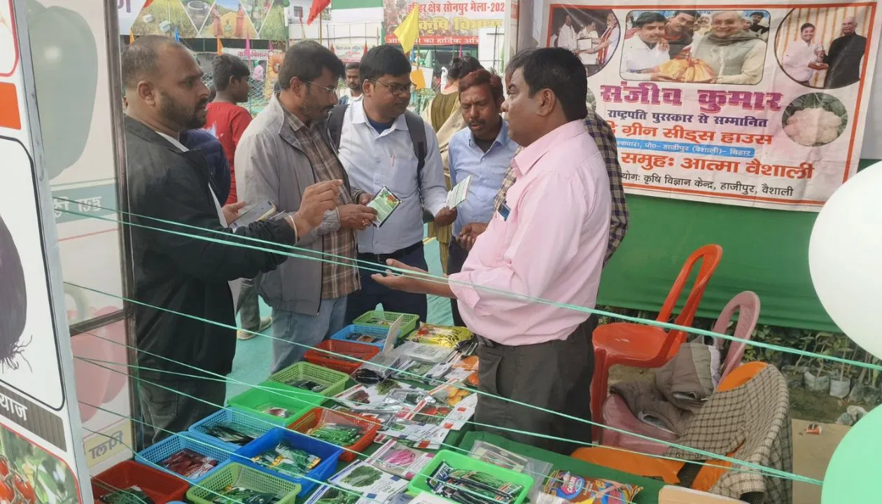 लाल भिंडी, काली गाजर और 6 फीट का कद्दू… सोनपुर में बिक रहे इन सब्जियों के विदेशी बीज, हो जाएंगे मालामाल! लाल भिंडी, काली गाजर और 6 फीट का कद्दू... सोनपुर में बिक रहे इन सब्जियों के विदेशी बीज, हो जाएंगे मालामाल!