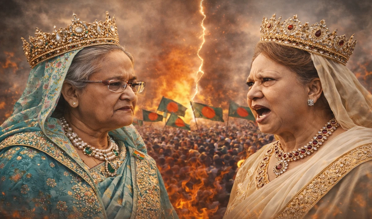 Battle of Begums का चैप्टर क्लोज! एक हुईं दुनिया से रुखसत, एक सत्ता से दूर, 34 साल की लड़ाई में तिल-तिल तबाह होता रहा बांग्लादेश Battle of Begums का चैप्टर क्लोज! एक हुईं दुनिया से रुखसत, एक सत्ता से दूर, 34 साल की लड़ाई में तिल-तिल तबाह होता रहा बांग्लादेश