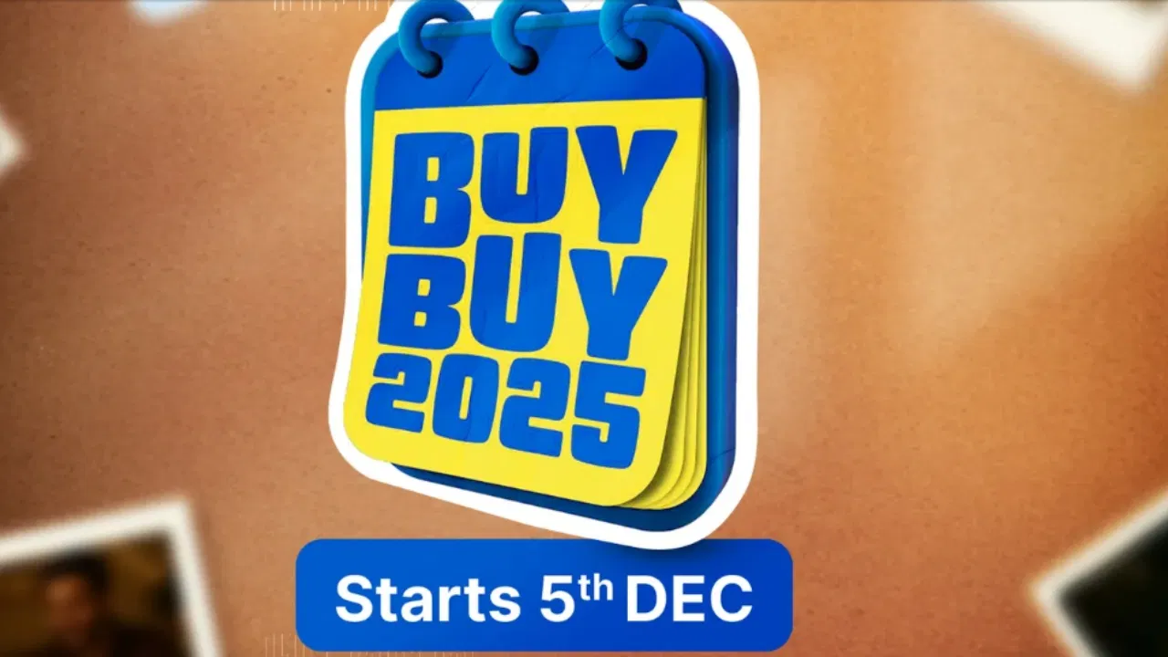 Flipkart Buy Buy Sale 2025: बंपर बचत का बढ़िया मौका! सेल में मिलेंगी ये ‘पैसा वसूल’ डील्स Flipkart Buy Buy Sale 2025: बंपर बचत का बढ़िया मौका! सेल में मिलेंगी ये 'पैसा वसूल' डील्स