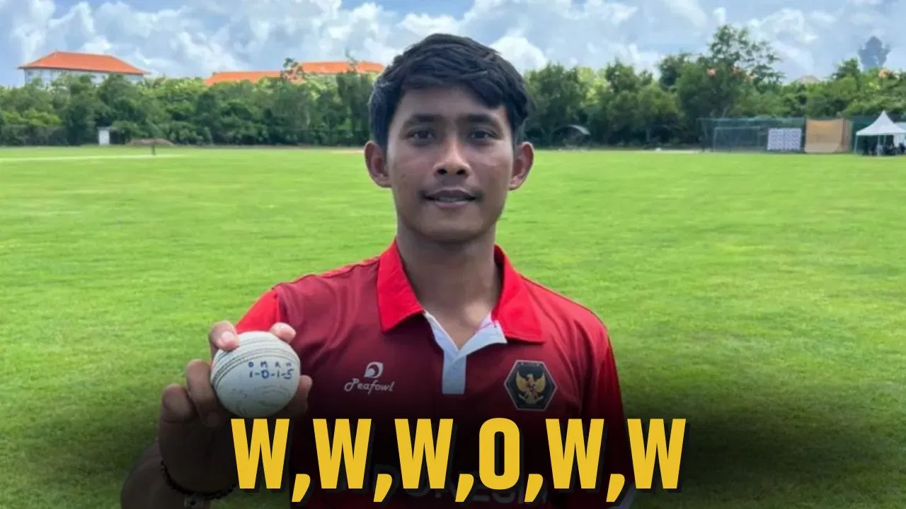 Gede Priandana: 6 गेंदों पर झटके 5 विकेट… 28 साल के गेंदबाज ने रचा इतिहास, पहली बार हुआ ऐसा Gede Priandana: 6 गेंदों पर झटके 5 विकेट... 28 साल के गेंदबाज ने रचा इतिहास, पहली बार हुआ ऐसा
