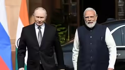 भारत–रूस रिश्तों को नई दिशा: दो दिवसीय दौरे पर दिल्ली आए पुतिन, कई बड़े समझौतों पर बनी सहमति