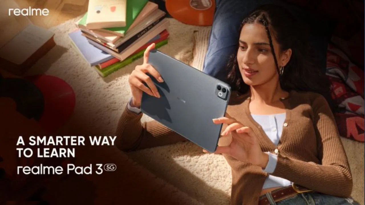 Realme Pad 3 5G होगा पावर का नया बादशाह! 12200mAh बैटरी के साथ भारत में इस दिन होगा लॉन्च Realme Pad 3 5G होगा पावर का नया बादशाह! 12200mAh बैटरी के साथ भारत में इस दिन होगा लॉन्च