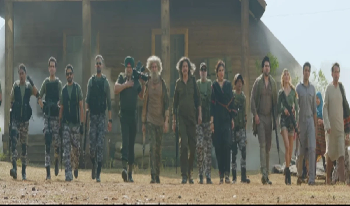 अक्षय कुमार की ‘वेलकम टू द जंगल’ का ग्रैंड टीजर जारी, इतने बड़े स्टार्स देखकर उड़े फैंस के होश! अक्षय कुमार की 'वेलकम टू द जंगल' का ग्रैंड टीजर जारी, इतने बड़े स्टार्स देखकर उड़े फैंस के होश!