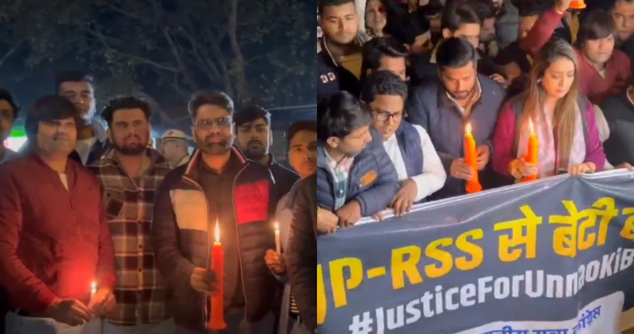 उन्नाव रेप केस: सेंगर को जमानत मिलने पर भड़की यूथ कांग्रेस, कैंडल मार्च निकाला उन्नाव रेप केस: सेंगर को जमानत मिलने पर भड़की यूथ कांग्रेस, कैंडल मार्च निकाला