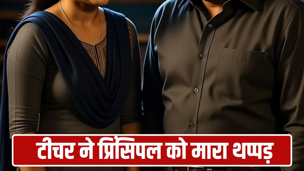 ‘छेड़ा नहीं, मैं तो पानी पीने…’, महिला टीचर ने प्रिंसिपल को जड़ा थप्पड़, गांव वालों ने दोनों को स्कूल में किया कैद 'छेड़ा नहीं, मैं तो पानी पीने...', महिला टीचर ने प्रिंसिपल को जड़ा थप्पड़, गांव वालों ने दोनों को स्कूल में किया कैद
