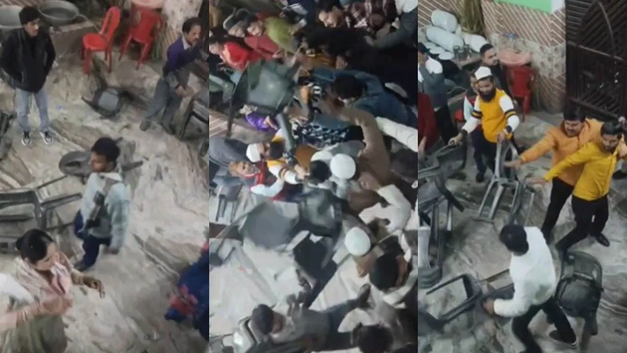 मुरादाबाद: लड़की पर किया ऐसा कमेंट, शादी में मच गया बवाल… लोगों ने एक-दूसरे पर बरसाईं कुर्सियां मुरादाबाद: लड़की पर किया ऐसा कमेंट, शादी में मच गया बवाल... लोगों ने एक-दूसरे पर बरसाईं कुर्सियां