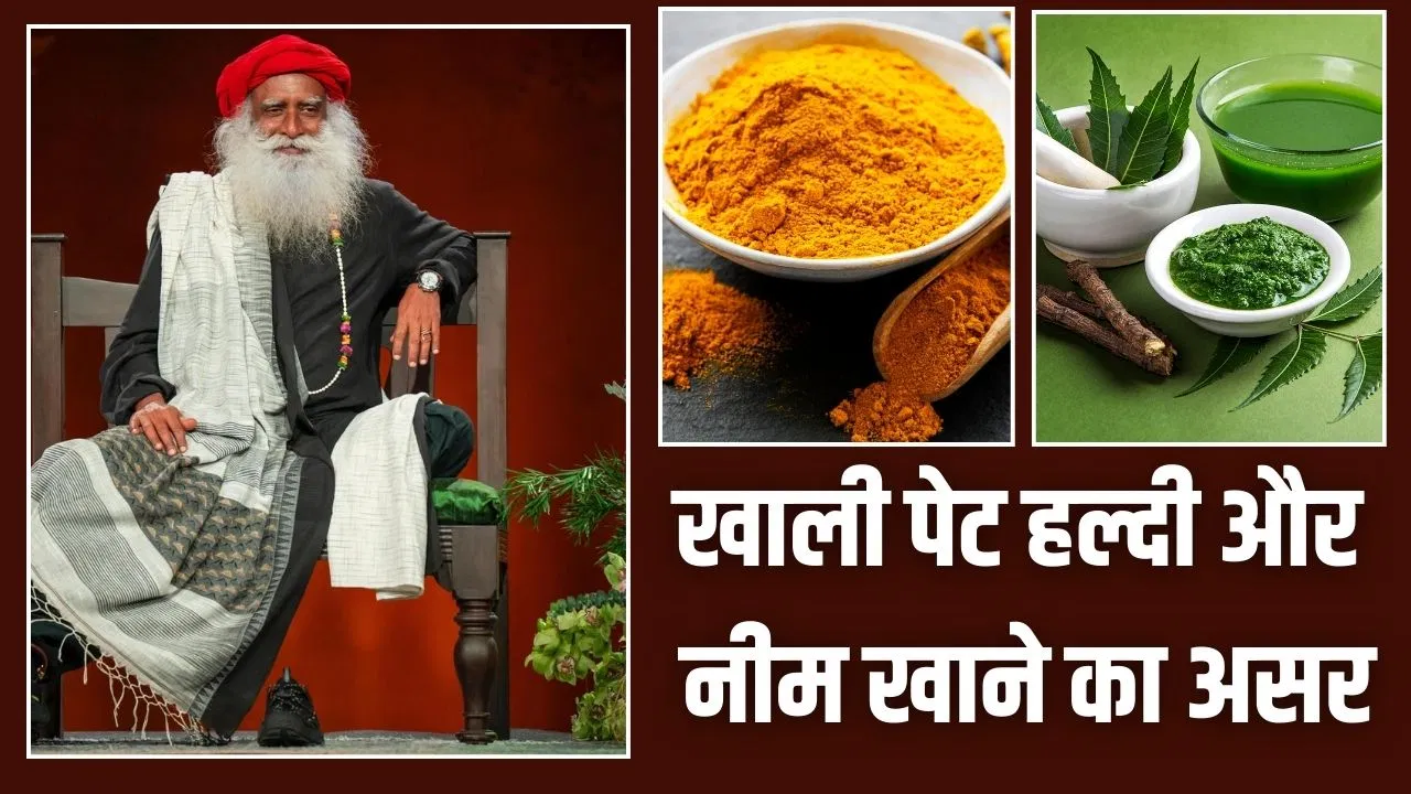 रोज सुबह खाली पेट नीम और हल्दी की गोली खाई जाए तो क्या होता है? सद्गुरु ने बताया रोज सुबह खाली पेट नीम और हल्दी की गोली खाई जाए तो क्या होता है? सद्गुरु ने बताया