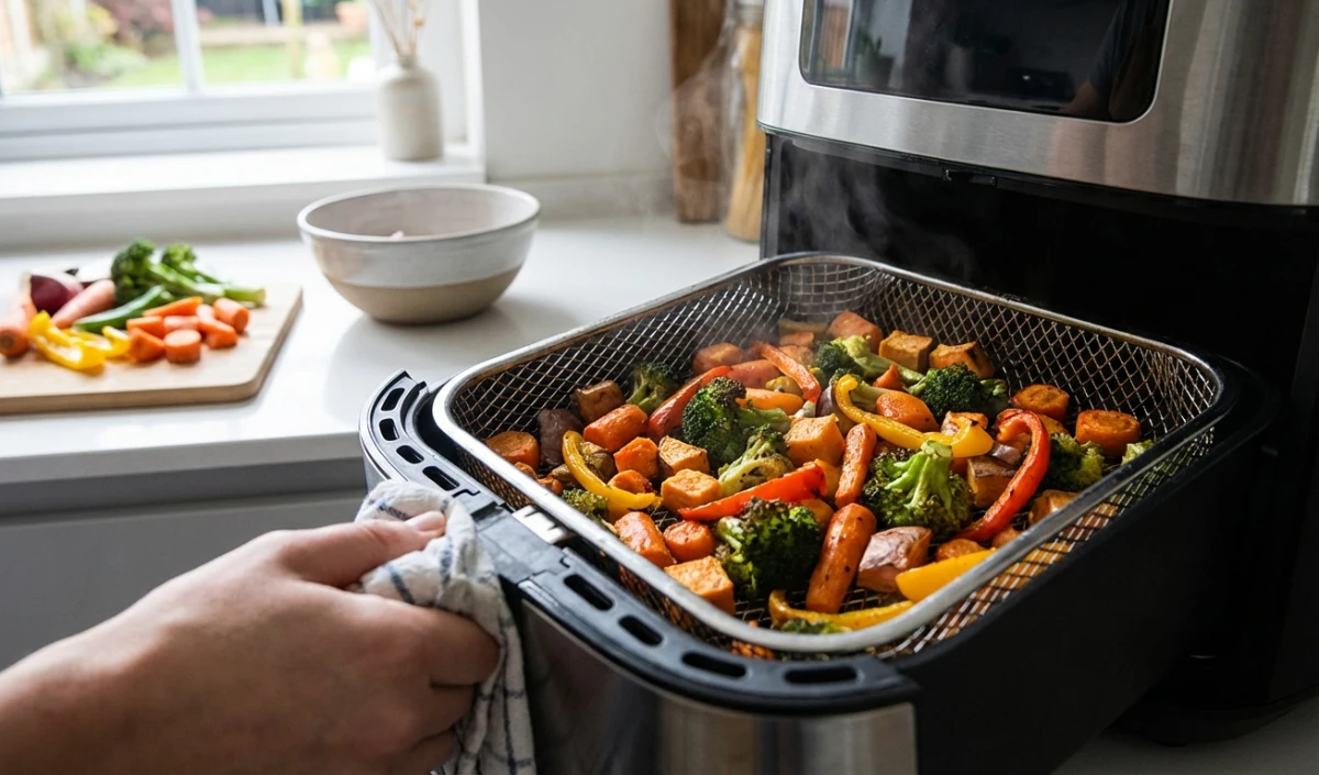 Air Fryer का बढ़ा क्रेज: क्या इसमें बनी सब्जियां सच में हैं Healthy? जानें एक्सपर्ट की राय Air Fryer का बढ़ा क्रेज: क्या इसमें बनी सब्जियां सच में हैं Healthy? जानें एक्सपर्ट की राय
