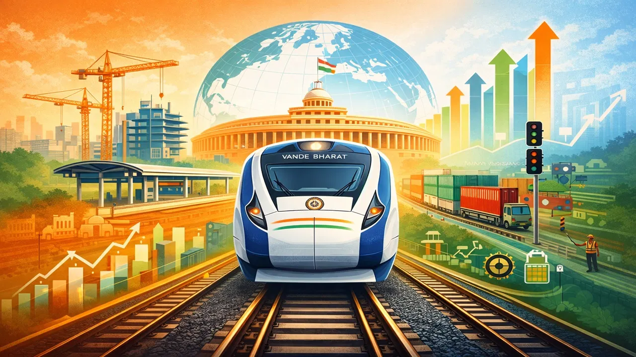 Explained: सुपरफास्ट होगी देश की तरक्की! रेलवे बनेगा ‘दुनिया का पावरहाउस’, बजट में मेगा प्लान तैयार Explained: सुपरफास्ट होगी देश की तरक्की! रेलवे बनेगा 'दुनिया का पावरहाउस', बजट में मेगा प्लान तैयार