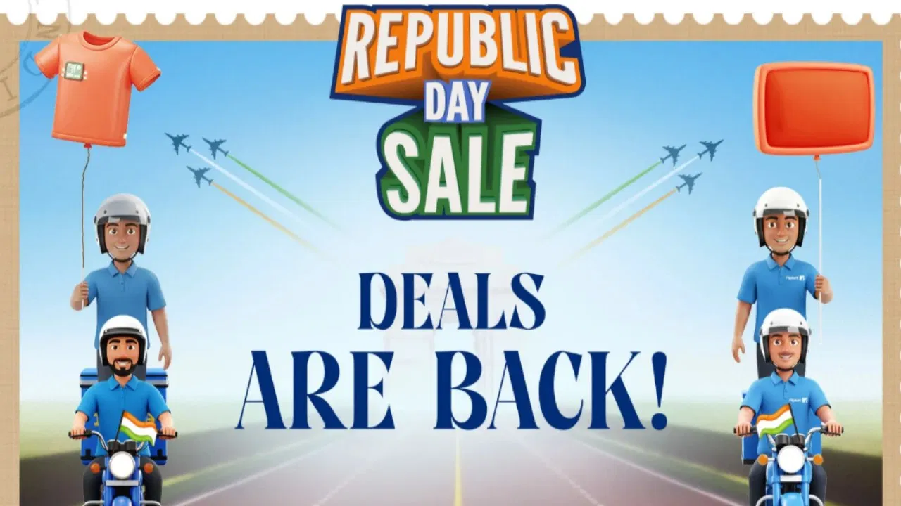 Flipkart Republic Day Sale 2026: इस फोन पर 13000 रुपए का बैंक कार्ड डिस्काउंट, लपक लें मौका Flipkart Republic Day Sale 2026: इस फोन पर 13000 रुपए का बैंक कार्ड डिस्काउंट, लपक लें मौका