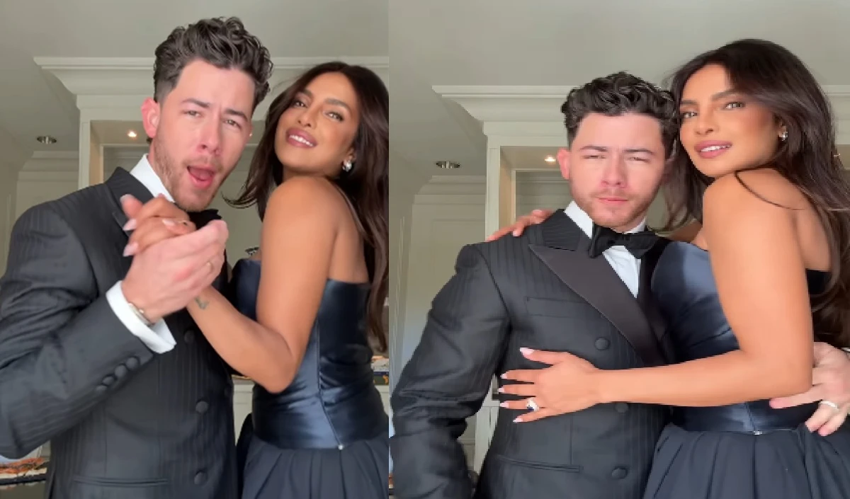 Golden Globes 2026 | Priyanka Chopra का ‘ब्लू मेटैलिक’ अवतार, Nick Jonas संग रेड कार्पेट पर बिखेरा जलवा Golden Globes 2026 | Priyanka Chopra का 'ब्लू मेटैलिक' अवतार, Nick Jonas संग रेड कार्पेट पर बिखेरा जलवा