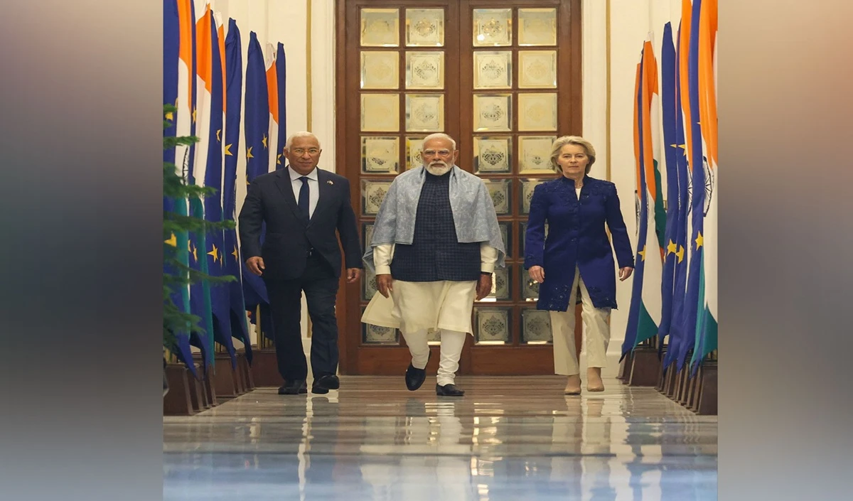 India-EU की ‘Mega Deal’ से बदलेगा वैश्विक समीकरण? इन 13 समझौतों पर लगी मुहर India-EU की 'Mega Deal' से बदलेगा वैश्विक समीकरण? इन 13 समझौतों पर लगी मुहर