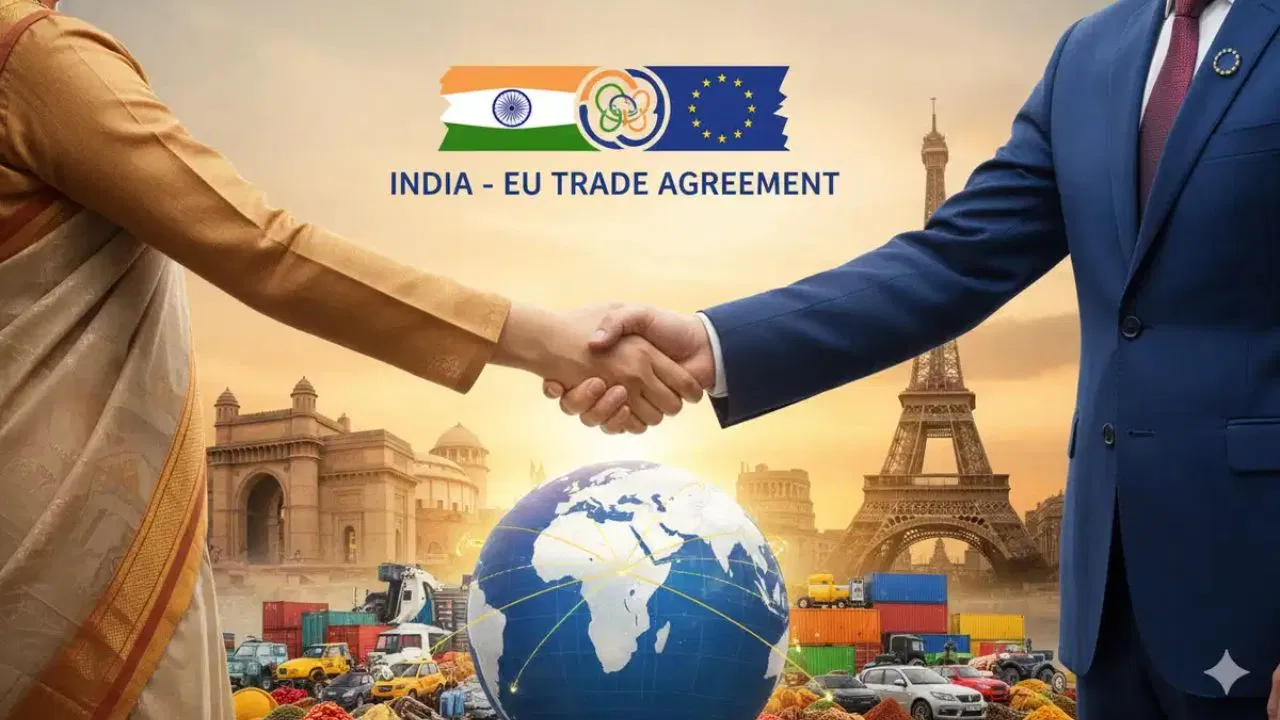 IndiaEU FTA से सस्ती हो सकती हैं लग्जरी इलेक्ट्रिक कारें, घट सकता है आयात शुल्क IndiaEU FTA से सस्ती हो सकती हैं लग्जरी इलेक्ट्रिक कारें, घट सकता है आयात शुल्क
