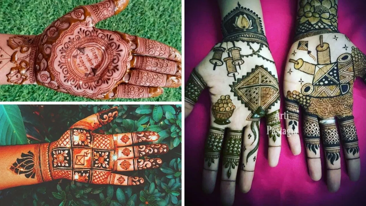 Makar Sankranti Mehendi Designs: पतंग से लेकर मांझा के पैटर्न…मकर संक्रांति स्पेशल मेहंदी डिजाइन, यहां से लें आइडिया Makar Sankranti Mehendi Designs: पतंग से लेकर मांझा के पैटर्न...मकर संक्रांति स्पेशल मेहंदी डिजाइन, यहां से लें आइडिया
