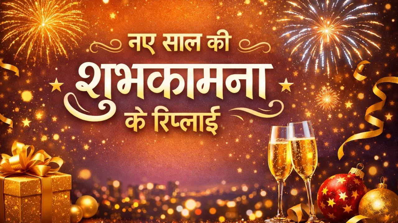 New Year wishes for family: थैंक्स नहीं.. अलग अंदाज में न्यू ईयर मैसेज का दें रिप्लाई… ये रहे बेस्ट कोट्स, शायरी और संदेश New Year wishes for family: थैंक्स नहीं.. अलग अंदाज में न्यू ईयर मैसेज का दें रिप्लाई... ये रहे बेस्ट कोट्स, शायरी और संदेश