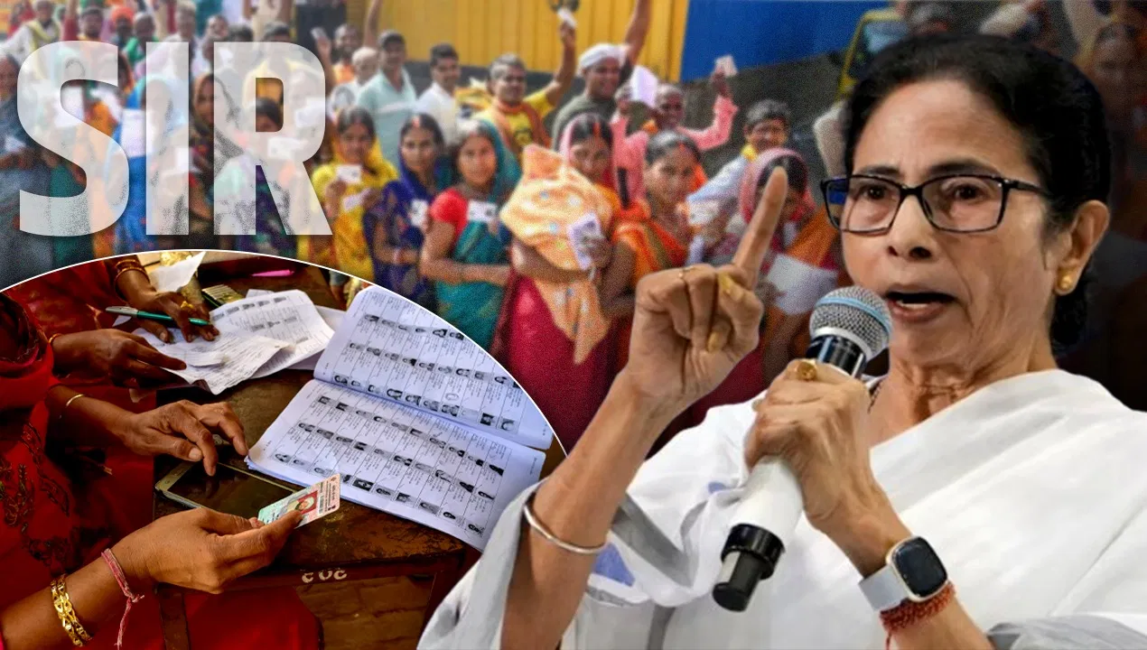 SIR Women Voter: क्या महिला वोटरों पर एसआईआर की ज्यादा मार? ममता बनर्जी ने चुनाव आयोग के खिलाफ छेड़ा खुला वॉर SIR Women Voter: क्या महिला वोटरों पर एसआईआर की ज्यादा मार? ममता बनर्जी ने चुनाव आयोग के खिलाफ छेड़ा खुला वॉर
