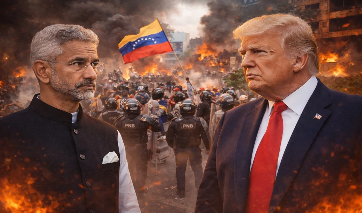 Venezuela के लिए अमेरिका से सीधे भिड़ा भारत! जयशंकर ने क्या बोला, ट्रंप हैरान Venezuela के लिए अमेरिका से सीधे भिड़ा भारत! जयशंकर ने क्या बोला, ट्रंप हैरान