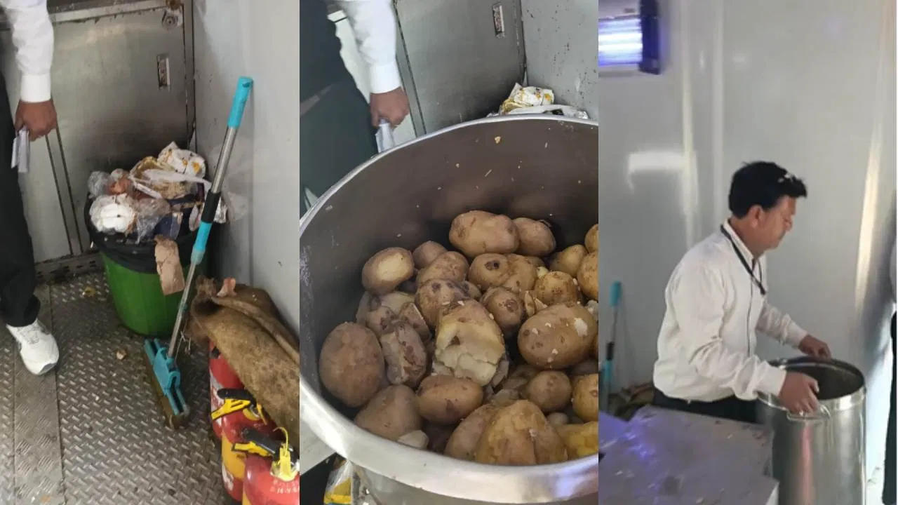 अवध एक्सप्रेस में यात्रियों को खिलाए जा रहे थे सड़े आलू-अंडे… अधिकारियों ने मारा छापा, अंदर का नजारा देख खुली रह गई आंखें अवध एक्सप्रेस में यात्रियों को खिलाए जा रहे थे सड़े आलू-अंडे... अधिकारियों ने मारा छापा, अंदर का नजारा देख खुली रह गई आंखें