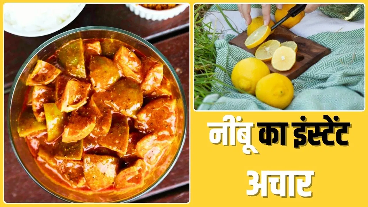 बिना धूप के बनकर तैयार हो जाएगा नींबू का अचार, सालभर नहीं होगा खराब-रेसिपी बिना धूप के बनकर तैयार हो जाएगा नींबू का अचार, सालभर नहीं होगा खराब-रेसिपी