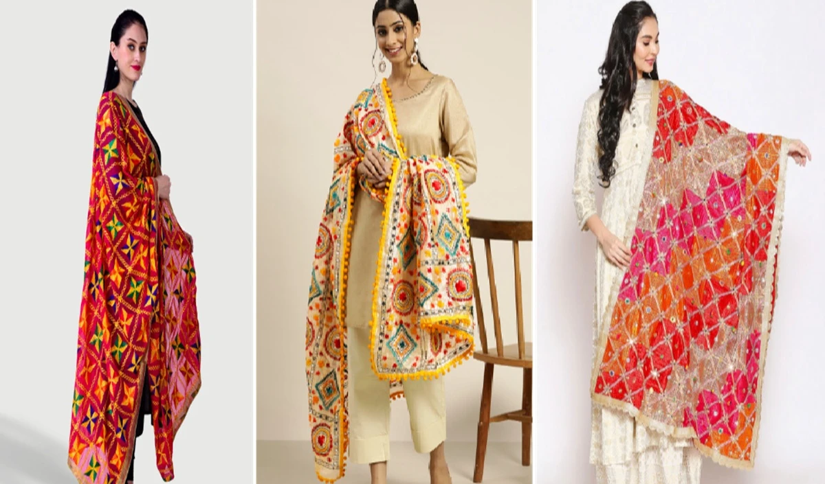 लोहड़ी पर क्या पहनें? ये Phulkari Dupatta Designs देंगे Perfect Punjabi Look, आप लूट लेंगी महफिल! लोहड़ी पर क्या पहनें? ये Phulkari Dupatta Designs देंगे Perfect Punjabi Look, आप लूट लेंगी महफिल!