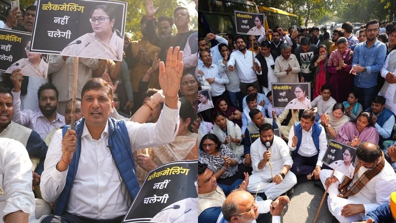 Apeejay Saket फीस विवाद: स्कूल के बाहर AAP का हल्ला बोल, एडमिट कार्ड रोकने पर किया प्रदर्शन Apeejay Saket फीस विवाद: स्कूल के बाहर AAP का हल्ला बोल, एडमिट कार्ड रोकने पर किया प्रदर्शन