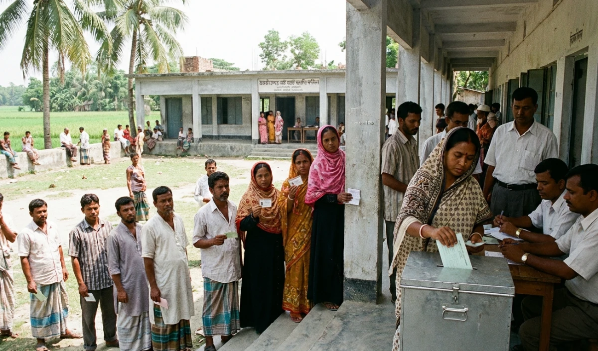 Bangladesh Election 2026: क्या भारत के ‘Chicken Neck’ पर बढ़ेगा China का खतरा? पढ़ें बांग्लादेश चुनाव से जुड़े सभी सवालों के जवाब Bangladesh Election 2026: क्या भारत के 'Chicken Neck' पर बढ़ेगा China का खतरा? पढ़ें बांग्लादेश चुनाव से जुड़े सभी सवालों के जवाब