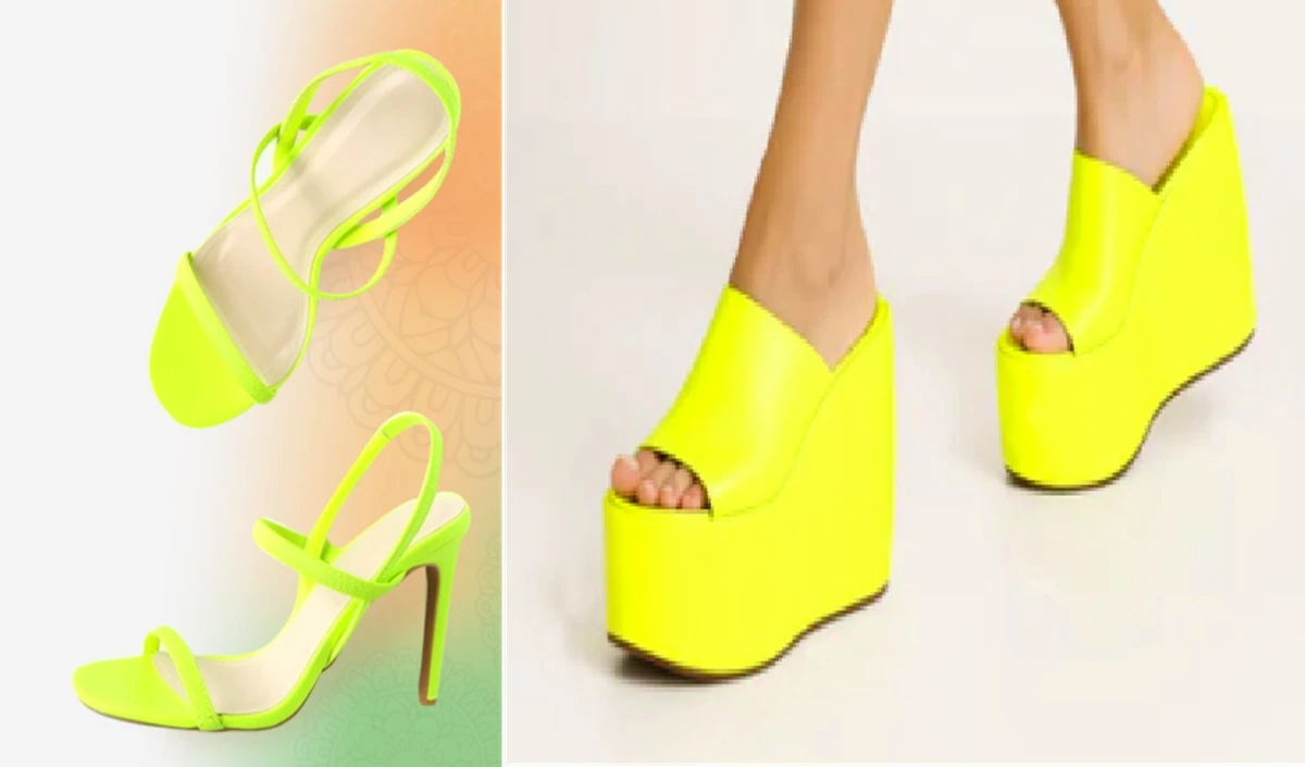 Fashion Trend: अपने Wardrobe में शामिल करें ये Neon Heels, मिलेगा ग्लैमरस और स्टाइलिश लुक Fashion Trend: अपने Wardrobe में शामिल करें ये Neon Heels, मिलेगा ग्लैमरस और स्टाइलिश लुक