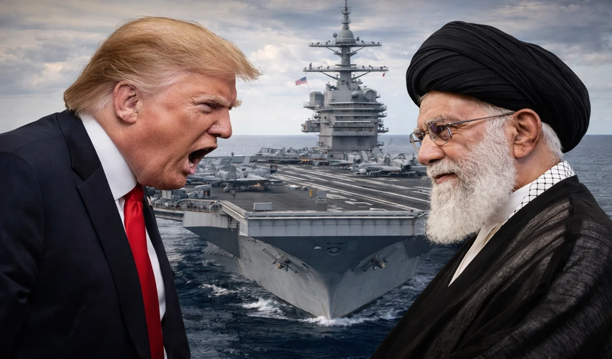Iran पर भयंकर भड़के ट्रंप, अमेरिका ने उतारा दुनिया का सबसे बड़ा युद्धपोत Iran पर भयंकर भड़के ट्रंप, अमेरिका ने उतारा दुनिया का सबसे बड़ा युद्धपोत