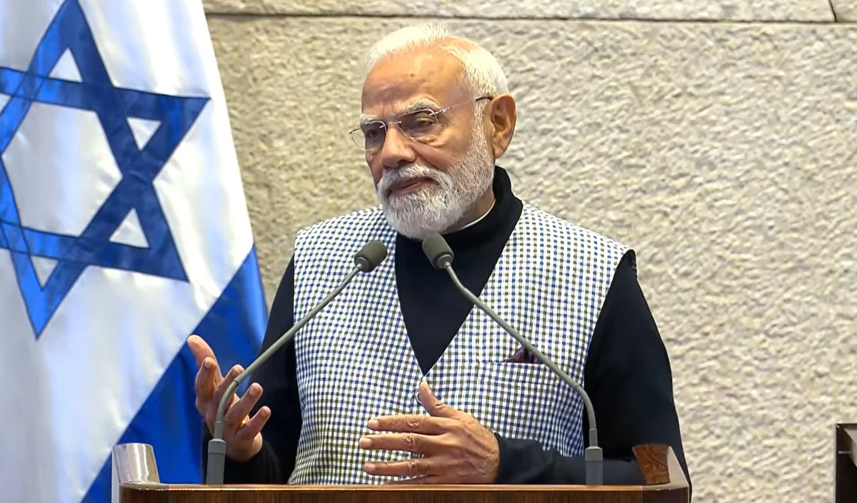 Israel की संसद Knesset में गूंजे ‘Modi-Modi’ के नारे, आतंक पर PM का दो टूक संदेश Israel की संसद Knesset में गूंजे 'Modi-Modi' के नारे, आतंक पर PM का दो टूक संदेश