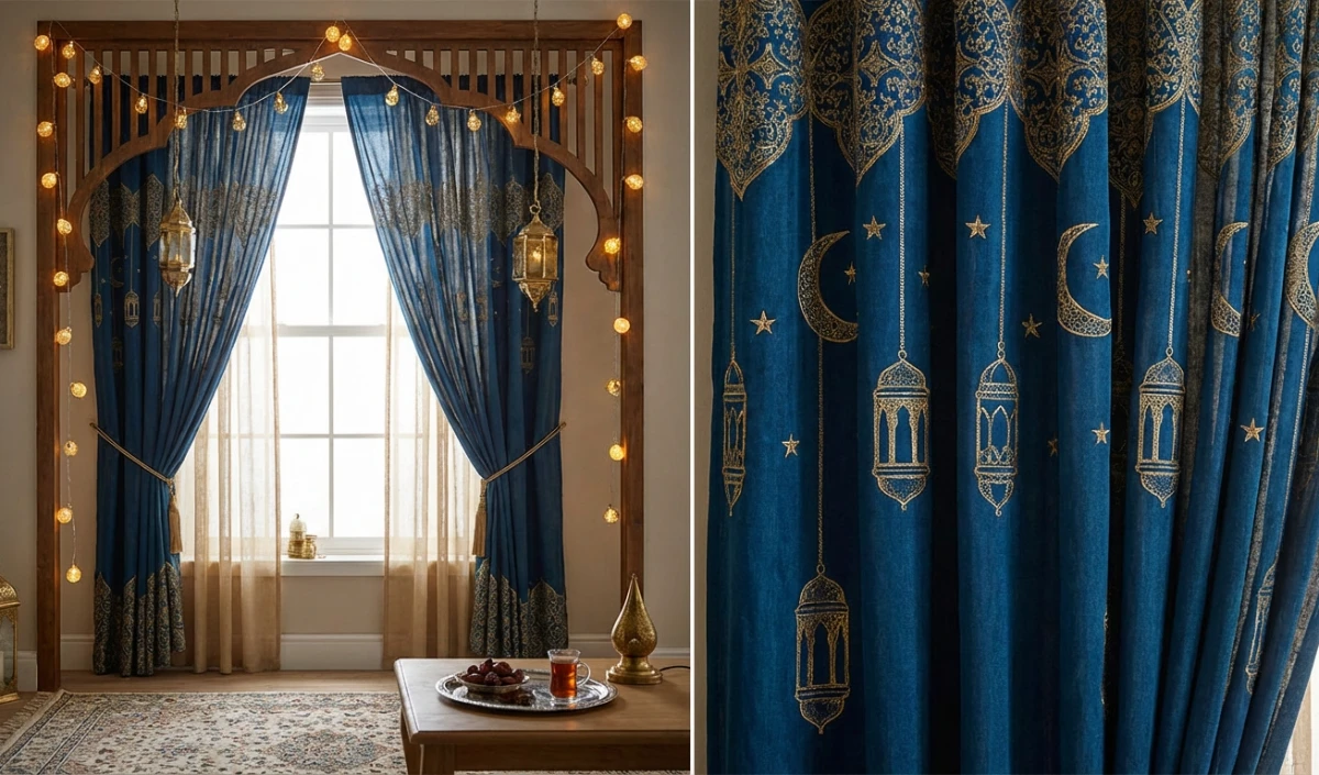 Ramadan Special: घर को दें शानदार Festive Vibe, लिविंग रूम के लिए अपनाएं ये Curtain Ideas Ramadan Special: घर को दें शानदार Festive Vibe, लिविंग रूम के लिए अपनाएं ये Curtain Ideas