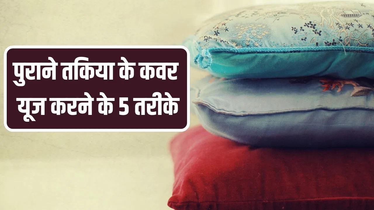 कपड़ा फटा हो या रंग उतर जाए…फेंके नहीं पुराने तकिए के कवर, ऐसे करें यूज कपड़ा फटा हो या रंग उतर जाए...फेंके नहीं पुराने तकिए के कवर, ऐसे करें यूज