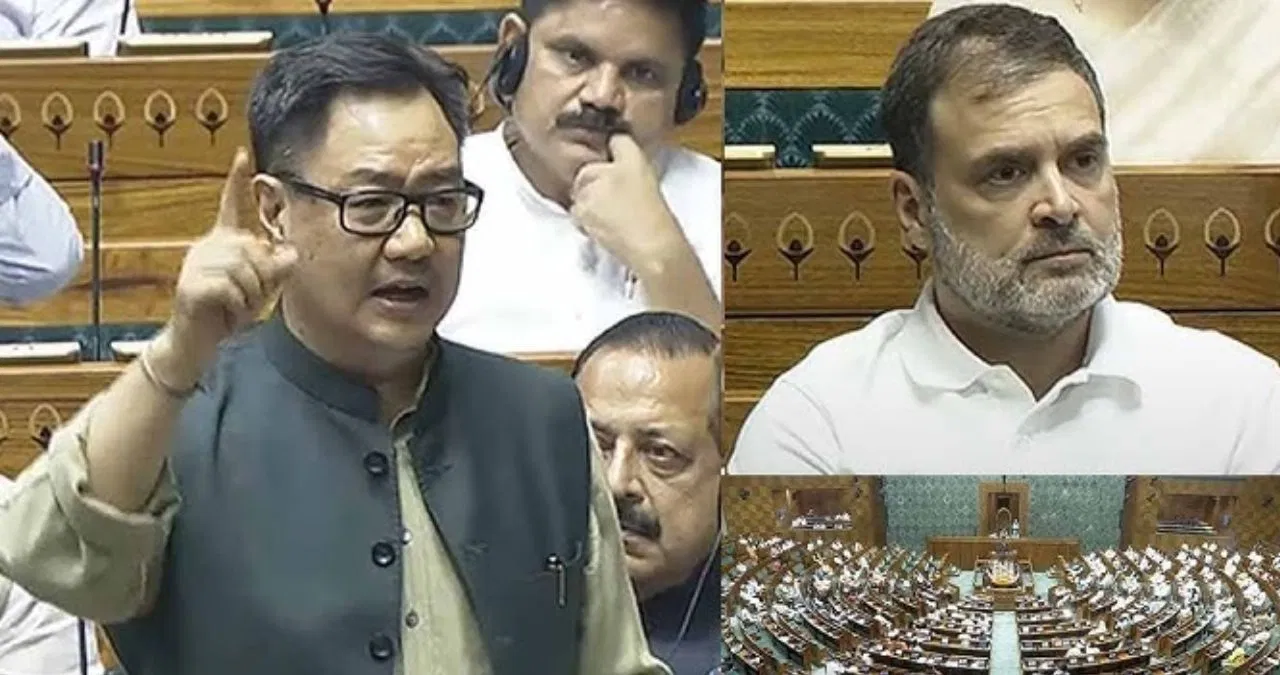 केंद्रीय मंत्री किरेन रिजिजू का आरोप-राहुल गांधी एंटी-इंडिया लोगों के साथ, देश की सुरक्षा के लिए सबसे ‘खतरनाक’ केंद्रीय मंत्री किरेन रिजिजू का आरोप-राहुल गांधी एंटी-इंडिया लोगों के साथ, देश की सुरक्षा के लिए सबसे 'खतरनाक'