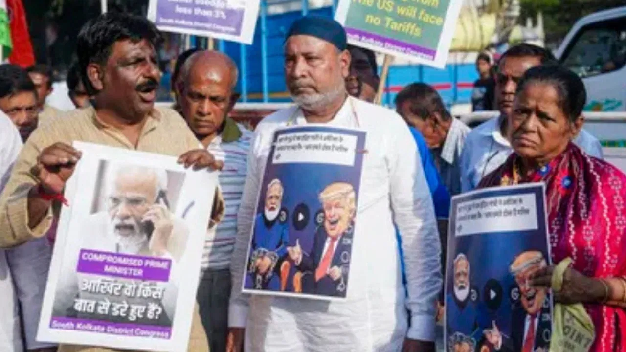 भारत-अमेरिका ट्रेड डील के विरोध में सड़क पर उतरेगी कांग्रेस, पंजाब से होगा आगाज, राहुल गांधी भी होंगे शामिल भारत-अमेरिका ट्रेड डील के विरोध में सड़क पर उतरेगी कांग्रेस, पंजाब से होगा आगाज, राहुल गांधी भी होंगे शामिल
