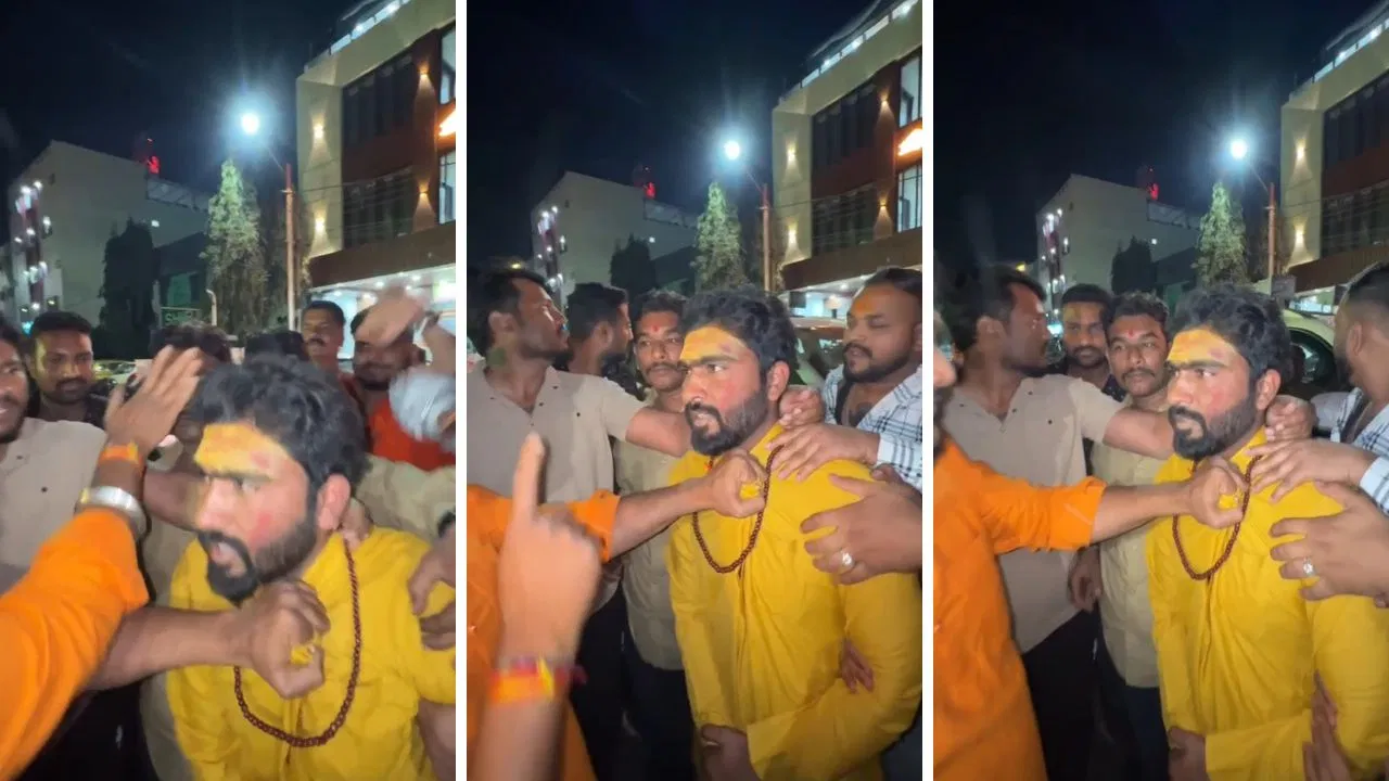 माथे पर तिलक, गले में तुलसी माला, भगवा वस्त्र… उज्जैन महाकाल मंदिर में गर्लफ्रेंड संग घूम रहा था मुस्लिम युवक, ऐसे पकड़ा गया माथे पर तिलक, गले में तुलसी माला, भगवा वस्त्र... उज्जैन महाकाल मंदिर में गर्लफ्रेंड संग घूम रहा था मुस्लिम युवक, ऐसे पकड़ा गया