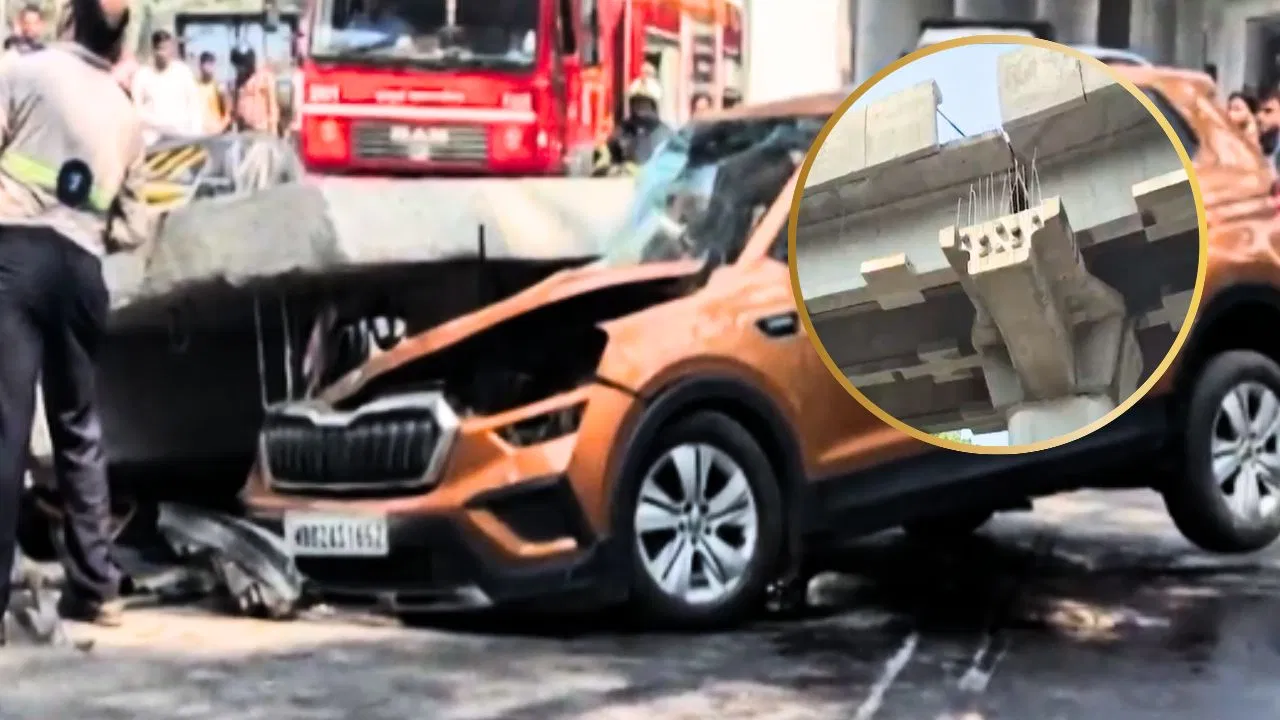 मुंबई में मुलुंड में मेट्रो पिलर का हिस्सा गिरा, चपेट में कई गाड़ियां, 4 जख्मी मुंबई में मुलुंड में मेट्रो पिलर का हिस्सा गिरा, चपेट में कई गाड़ियां, 4 जख्मी
