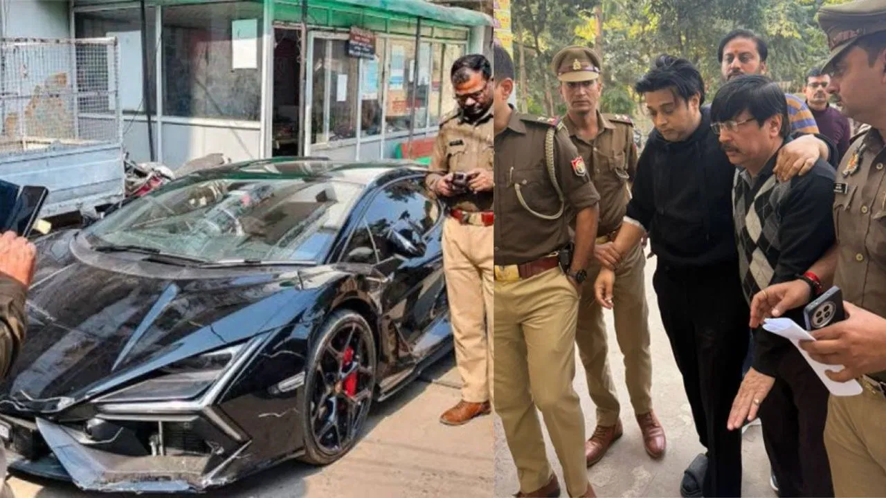 लैंबॉर्गिनी केस: 4 दिन बाद शिवम मिश्रा अरेस्ट, 4 घंटे में जमानत… पहले ड्राइवर तो बाद में पुलिस की कहानी हुई फेल लैंबॉर्गिनी केस: 4 दिन बाद शिवम मिश्रा अरेस्ट, 4 घंटे में जमानत... पहले ड्राइवर तो बाद में पुलिस की कहानी हुई फेल