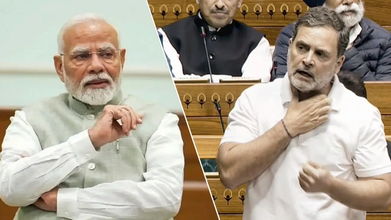 लोकसभा में ‘सरेंडर’ पर सियासी संग्राम, राहुल के आरोपों पर बीजेपी ने किया पलटवार लोकसभा में 'सरेंडर' पर सियासी संग्राम, राहुल के आरोपों पर बीजेपी ने किया पलटवार