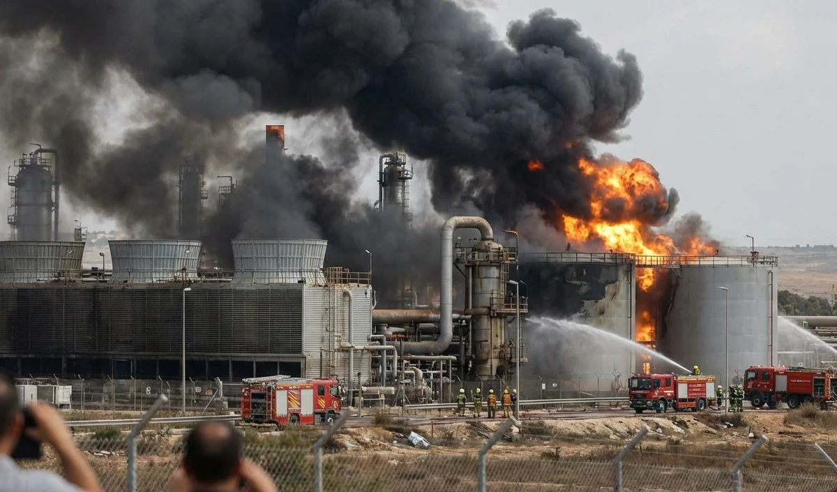 Iran Attack Haifa Oil Refinery | इज़राइल की ऊर्जा कमर टूटी! हाइफ़ा और अशदोद रिफाइनरियों पर भीषण हमला, युद्ध अब ‘ऊर्जा महायुद्ध’ में बदला Iran Attack Haifa Oil Refinery | इज़राइल की ऊर्जा कमर टूटी! हाइफ़ा और अशदोद रिफाइनरियों पर भीषण हमला, युद्ध अब 'ऊर्जा महायुद्ध' में बदला