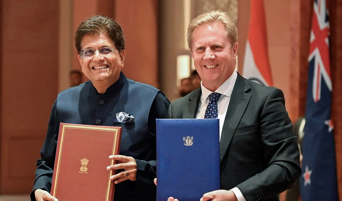 India-New Zealand FTA ने खोले बड़ी संख्या में नौकरी और निवेश के रास्ते, छोटे-बड़े उद्योगों को भी होगा भरपूर लाभ India-New Zealand FTA ने खोले बड़ी संख्या में नौकरी और निवेश के रास्ते, छोटे-बड़े उद्योगों को भी होगा भरपूर लाभ