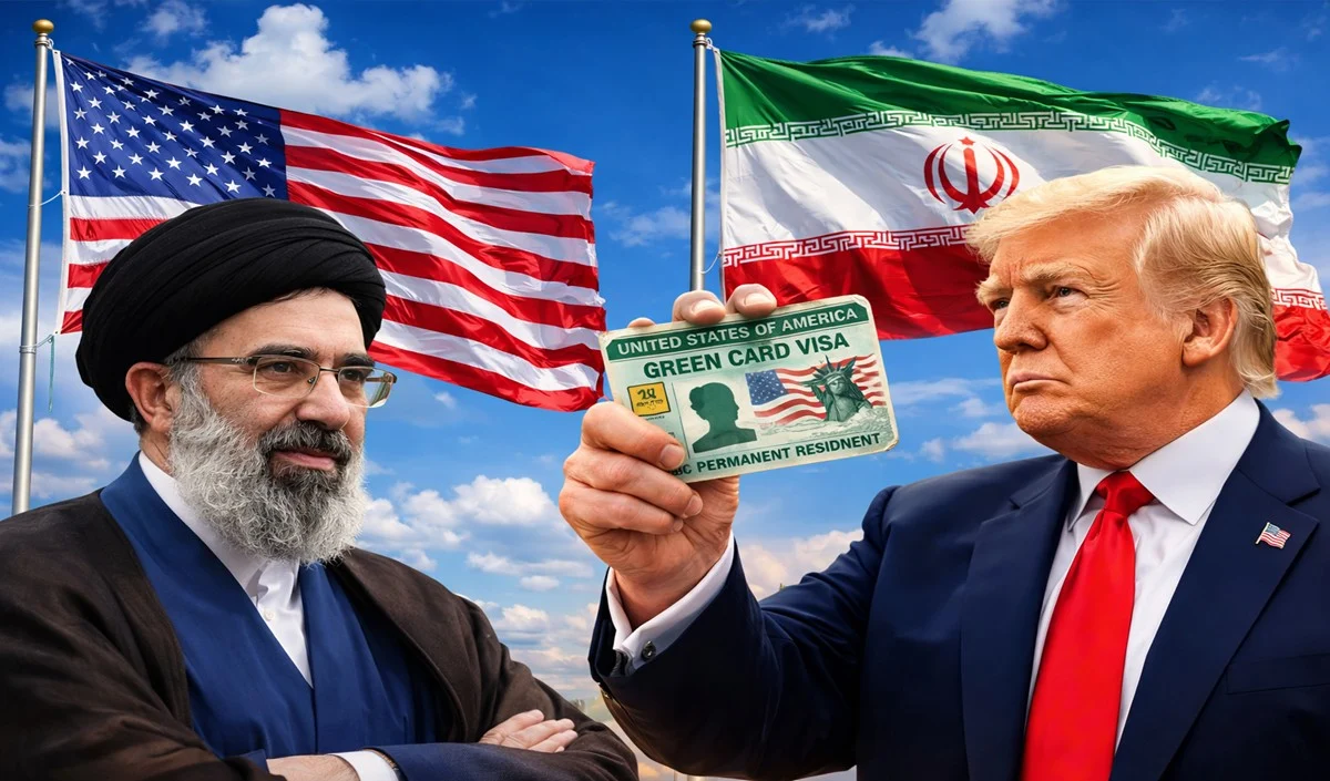US Iran Peace Talks: अमेरिका में रह रहे ईरानी मूल के लोगों पर कार्रवाई – ट्रंप प्रशासन ने ग्रीन कार्ड छीने US Iran Peace Talks: अमेरिका में रह रहे ईरानी मूल के लोगों पर कार्रवाई - ट्रंप प्रशासन ने ग्रीन कार्ड छीने